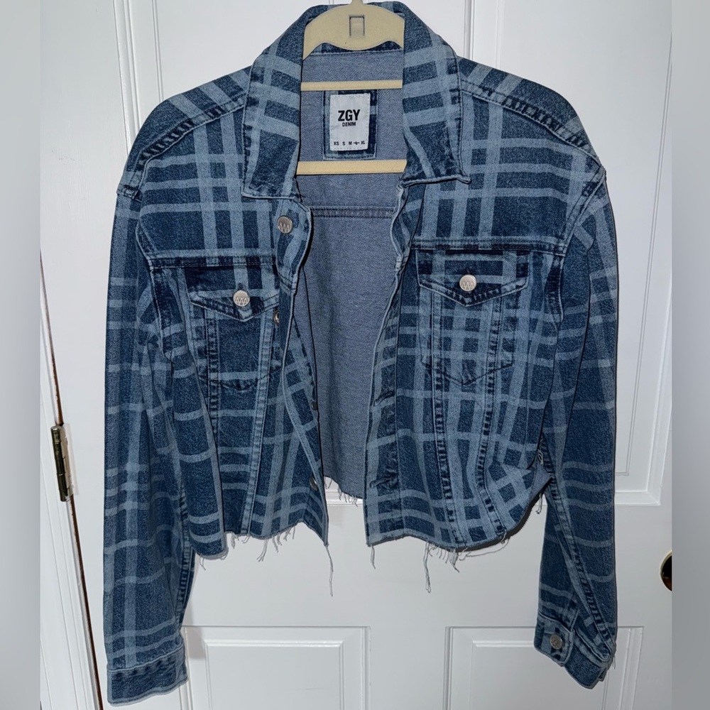 ZGY Denim Jacket Crop